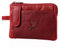 MATADOR Echt Leder Auto-Schlüssel Herren Tasche Schlüsseletui Damen Keyring Kartenfach Geldfach Männer Hochwertig Design Schlüsselanhänger Mäppchen (ROT/RED)