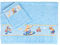 Leo Lausemaus Kinder Frottier-Set, 2-teilig, blau - mit flauschigem Kinderhandtuch und Waschhandschuh, für Jungen und Mädchen - Handtuch 50 x 70 cm, Waschlappen 16 x 21 cm
