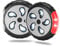 Suranew Kinderwagenlichter 2 Pack LED-Kinderwagenlichter mit weißem rotem Licht, Kinderwagenzubehör, wasserdichter Blitz für Kinderwagen, Rollatoren für den Außenbereich bei Nacht