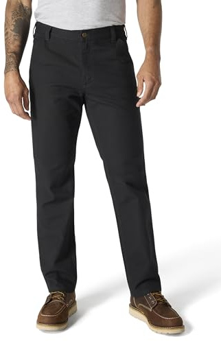 Carhartt Men's Relaxed Straight Rugged Flex Duck Dungaree, Black, W32 x L30