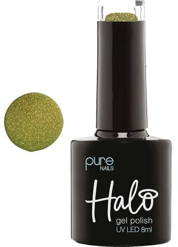 Halo Gel Polish 8ml - Midsummer. UV/LED Gel Nail Polish, Long Lasting & Easy To Apply. Nail Art Colours For Manicure & Pedicure. Gel Polish For Professional & Home Use.