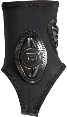 G-Form Pro-X Knöchelschützer - Fußball-Trainingsausrüstung und Fahrradzubehör - Schwarz, Erwachsene Large/X-Large