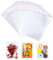 Clear Self-adhesive Bags 100 Pack, 5X7 Inches Self Sealing Cellophane Display Bags/Sealable Bags, Food Safe, Cello Bags OPP for Cookies,Cards,Envelopes,Pictures (13.5 * 18cm)