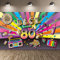 Szhuiher 80er-Jahre-Party-Dekorationen, Zurück in die 80er-Jahre-Banner 80er-Jahre-Hintergrund, Fotografie-Hintergrund, Dekoration für 80er-Jahre-Motto-Party-Hintergründe