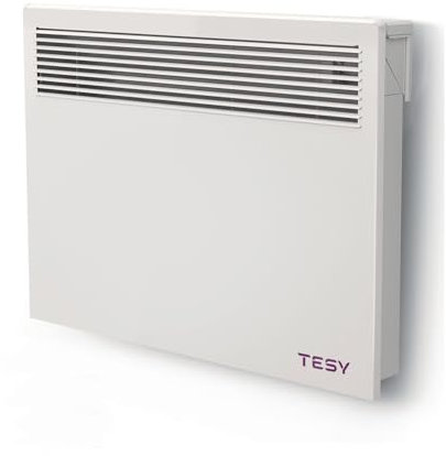 TESY Panel Heater 1000W Electric Radiator, Wifi Smart App, With Thermostat and Timer - Wall Mounted Lot 20 Compliant - Bathroom IP24 Rated - for Homes, Offices and More (1KW)