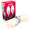 Innr Zigbee E14 Smart Bulb, Works with Hue*, Amazon Echo 4th Gen., Alexa (Bridge Required), Candle Warm White, LED Light Bulbs, 470 Lumen, Dimmable, 2-Pack
