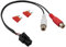 LANDSIN Signal Input Harness Fit for Punch P300-10 and P300-12 Enclosure Amplified Subwoofer Enclosures, RCA to 4-Pin, Black, White, Red, Car Audio Cable Assembly, Cable Kit