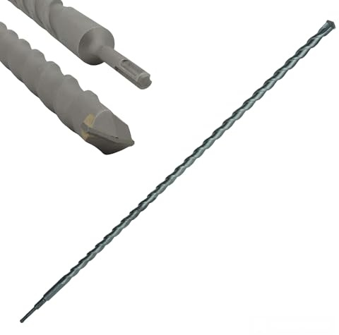 Punta da muro per trapanomartello demolitore 1 Metro X Ø20mm con attacco SDS PLUS punta per forare calcestruzzo mattoni pietra per lavoratori professionisti elettricisti fai da te