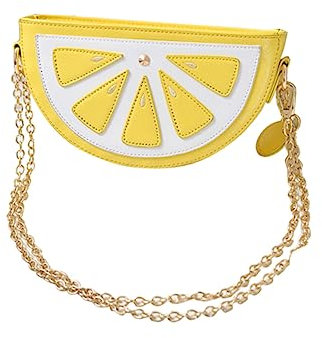 CALLARON süße Umhängetasche Cartoon-Zitronen-Geldbeutel mädchentasche crossbody bags Umhängetasche für Damen Zitronenbeutel Frauentasche eine Schulter Damentaschen Schultertaschen Fräulein
