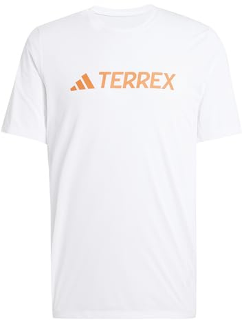 adidas Men's Terrex Multi Climacool Logo Tech T-Shirt, White, XXL