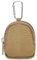 GMYIAK Coin Purse mit Reißverschluss, Change Purses kleine Organizer Taschen Canvas für zu Hause, Münze Geldbeutel Schlüsselanhänger Taschen für Taille Pack (Braun)