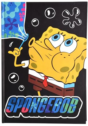 Thumbs up Spongebob Schwammkopf Notizbuch, Tagebuch mit 120 Seiten, A5 Format, Offizielles Merch