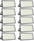 Viugreum 10 Packs 100W Projecteur LED Exterieur, Blanc Froid 6500K 10000LM, IP66 Étanche Eclairage Exterieur, Extérieur De Projecteur Idéal Pour Garage Atelier Parkings Gym