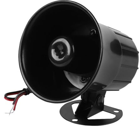 horn alarm siren 11×11×11 115db dc 12v wire horn alarm siren speaker burglar alarm system for outdoor security siren alarm alarm