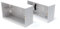2pcs. Dual 2 Gang Surface Mount Back Box Pattress Box (47mm Deep) Fitted With Earth Terminals, White Set of 2