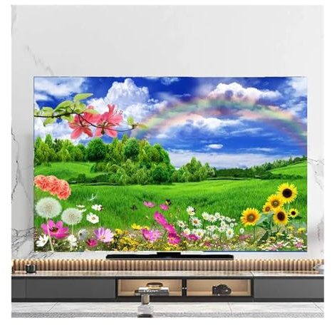 Fundas Protectoras para Televisores Cubierta antipolvo for TV, toalla de 43 pulgadas, 55 pulgadas, 50 pulgadas, 65 pulgadas, cubierta LCD colgante, decoración Universal de varios tamaños(08,40-43inch(