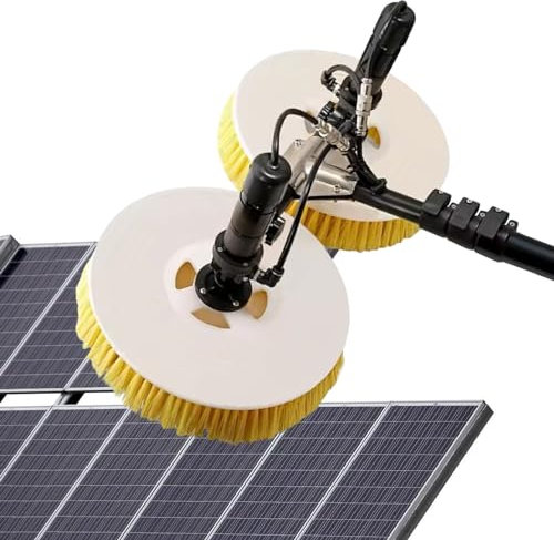 TYHAYJYK Solar Panel Cleaning Brush & Pole Water Fed Pole Kit, for high Windows Cleaning, Solar photovoltaic Panel Cleaning and Cleaning Cars Trucks Vans caravans Windows,5.5M