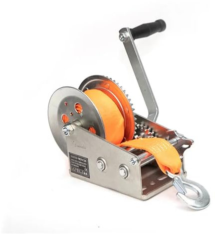 SXYKXYDL Treuil Manuel Expert Petit treuil 500 kg, Sangle de treuil Manuel avec résistance à la Rupture 3 Fois supérieure, Construction Solide et sûre