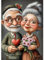 NEWENMO 5D Ältere Paare Diamond Painting Full Drill,Liebe Diamant Painting Bilder Erwachsene 30x40cm,Diamant Malerei Erwachsene Set,Diamond-Painting Set,für Schlafzimmer,House Wall,Büro Dekoration