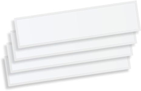 LUXULA 4er Pack LED Panel 120x30cm - 4000K Neutralweiß 40W 4400lm - flimmerfrei - Backlit - Rasterleuchte Einbaupanel für Rasterdecke - inkl. 230V Netzteil
