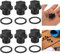 ARTGUTS 6 tornillos de drenaje para piscina, accesorios para bombas de piscina, con juntas en O, tapón de drenaje, compatible con Hayward SPX1700FG, para piscinas para facilitar el montaje en invierno