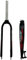Forcella Ammortizzata Per Mountain Bike 700C/26/27,5/29 Forcella Rigida Per Bici Tubo Dritto Da 1-1/8 Lega Di Alluminio Bici Da Strada Forcella Anteriore Sgancio Rapido 100 Mm Freno A Disco(Matte Re