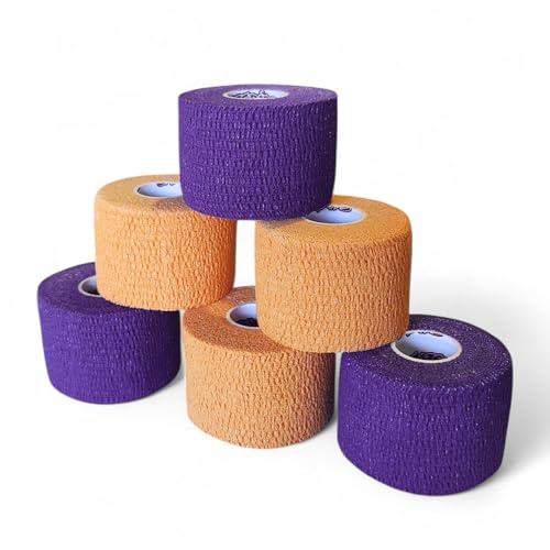 Hook Grip Tape – CATGRIPS – 6 Rollen Crossfit Tape für Finger und Hände – Sicherer Halt beim Weightlifting, WOD und Training – Extra stark haftendes Hookgrip Tape & resistent gegen Chalk