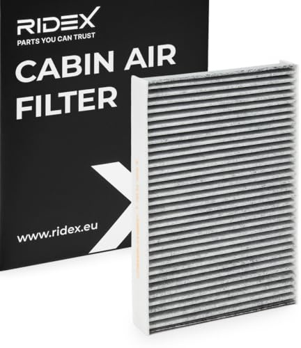 RIDEX 424I0219 Innenraumfilter Pollenfilter Aktivkohlefilter Höhe: 35 Breite: 188 Länge: 270 Kompatibel mit PEUGEOT 508 SW I 8E 508 I 8D Limousine 508 I SW Kasten/Kombi 8E