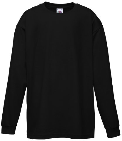 Fruit of the Loom Childrens/Kids Long Sleeve T-Shirt (Pack of 2)