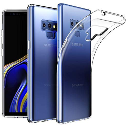 X-Dision Custodia Trasparente per Samsung Galaxy Note 9, Assorbimento degli Urti Slim Flessibile Guscio in Silicone TPU, Custodia Superiore Leggera e AntiGraffio Economica e Pratica