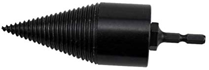 DOITOOL 42mm fendeuse de bûches fendeuse à bois perceuse robuste perceuse vis cône conducteur feu fendeuse de bûches à bois fendage cône de peu (grand)