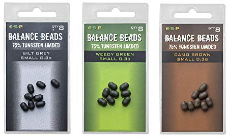 ESP Tungsten Loaded Balance Beads Weedy Green: Small
