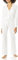 Amazon Essentials Women's Cotton Modal Long-Sleeve Shirt and Full-Length Bottom Pyjama Set, White, L