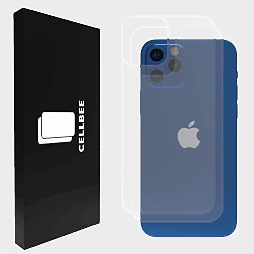 CELLBEE 2 Stück Rückseite Panzerglasfolie für mit iPhone 12 Pro Max, Glasklar 9H, FS Klebe-Innovation, Anti Kratzer Schutz Transparent