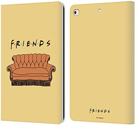 Head Case Designs Officially Licensed Friends TV Show Couch Iconic Leather Wallet Case Compatible With Apple iPad 9.7 2017 / iPad 9.7 2018