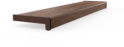 Seiletech.de FENSTERBANK PVC | 25 cm x 100 cm | Nuss | Fensterbrett | für den Innenbereich | Innenfensterbank | Innen | Meterware | Wohnzimmer | Deko | Kunststoff
