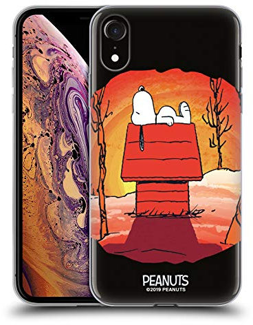 Head Case Designs Licenciado Oficialmente Peanuts Snoopy Espeluznante Carcasa de Gel de Silicona Compatible con Apple iPhone XR