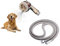 Hairstore Cat & Dog Bath Brush Scrubber Washing Sprayer Easy Bathing Grooming & Shedding Pet Shower with super flex 1.5 m long hose (1 modes setting-stop button)