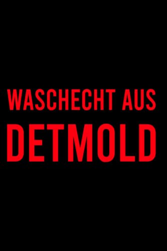 Detmold Notizheft: Liniertes Notizbuch Für Detmolder
