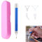 TUKNN DIY Diamant Malwerkzeug,5D Diamond Painting Werkzeug,LED Diamant Malerei Bohrstift,DIY Diamant Malerei Stift mit Licht Zubehör,5D Diamant Malerei Beleuchteter Stift,Diamant Malerei Zubehör,Blau