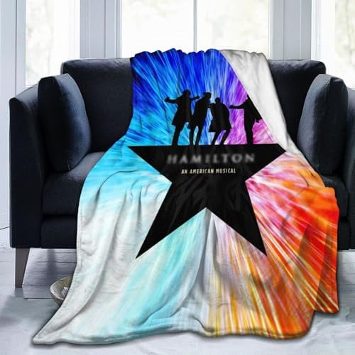 Musical Blanket Soft Cozy Music Throw Blanket Lightweight Blankets Gifts for Music Lovers Bed Couch Sofa 80X60