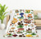 HGOD Designs Pilzdecke, superweiche Wald-Wildarten, Überwurfdecke, 100 x 130 cm, Decke für Bett, Couch, Stuhl, Herbst, Winter, Camping, Wohnzimmer, Büro