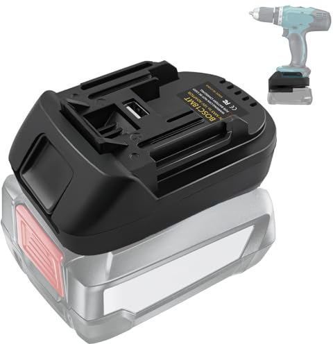 Adapter Konverter für Bosch PBA 18V Akku auf für Makita Elektrowerkzeug,BOSC18MT Batterieadapter für Bosch Home and Garden Akku 18V Konverter auf Für Makita Werkzeug(Nicht GBA System Akku)