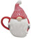 Scandi Christmas Gonk Ceramic Lidded Mug