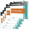 TUKA-i-AKUT 5st. Büro Türschild A3, Klare Acryl Info Sign Halter Transparent, Büroschild zum selbst beschriften für Schild 297 mm x 420 mm, Infoschild für Wandmontage zum Anschrauben, TKD8301-A3-5x