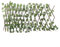 Feuilles de lierre artificielles grimpantes pour maison, jardin, protection de l'intimité, treillis extensible, décoration murale (patate douce)