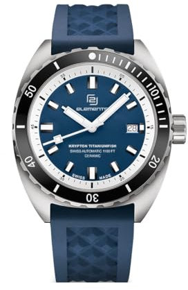 Two Elements Krypton Titaniumfish 2 Swiss Automatic Taucher Uhr