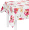LILENO HOME Tischdecke abwaschbar als Meterware 220x140cm (Schnittkante) in Flower Aquarell Motiv - Wachstuchtischdecke wasserabweisend ideal als Tischtuch o. Tischläufer für Bierzeltgarnitur