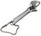 Mini Adjustable Spanner, 2.5 Small Steel Spanner Jaw Wrench Hand Wrench Tools for Industry and Auto Repair (Silver)