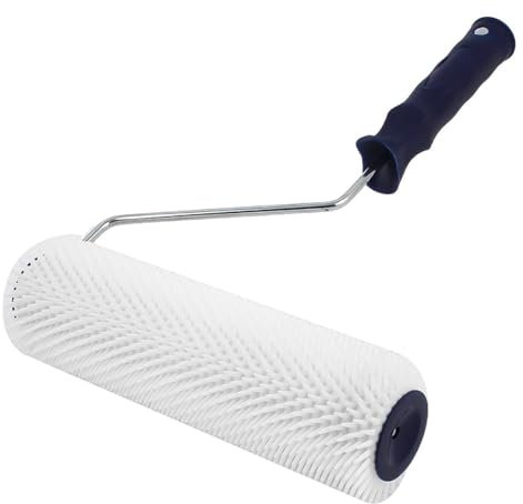 Tiardey Professional Paint Roller for Self-Leveling Cement Defoaming Spike Roller Bubble Remover Tool for Concrete Flooring Used for Self-Leveling Construction 13 mm Teeth